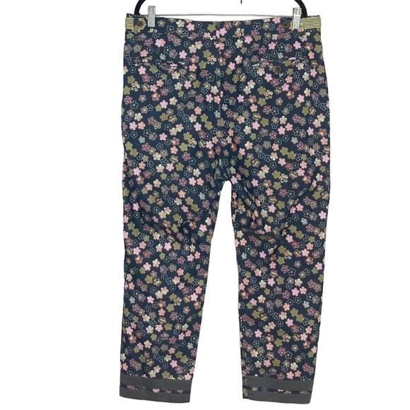 NWOT DESCENDENT OF THIEVES Pants Men 36 Floral BoxerFit Navy Pink”Don’t Tell Mom - Picture 2 of 11